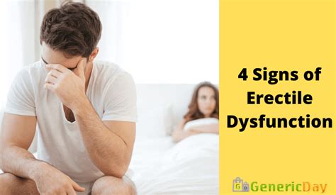 4 Signs Of Erectile Dysfunction Sustain Rare Symptoms