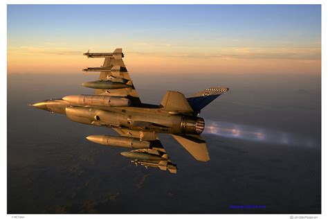 F16cbreakbombs01jmd Aviation Stock Photography