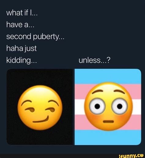 Trans Meme Dump What If I Have A Second Puberty Haha Just