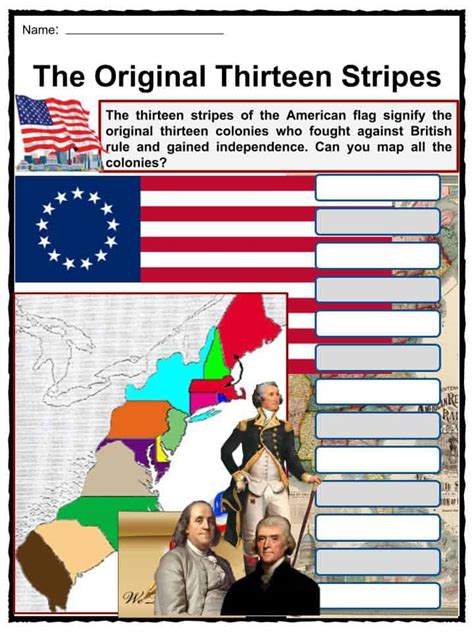 American Flag Facts Worksheets Information History And Symbolism