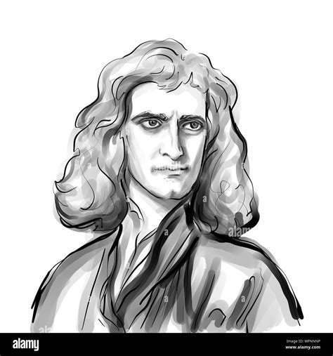 Dibujo De Isaac Newton Para Colorear PDMREA