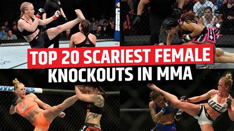 Top 20 Scariest Female Knockouts In Mma Brutal Women Fight
