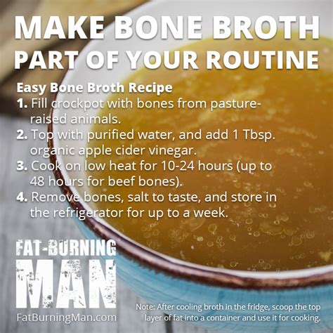 How To Make Bone Broth To Heal Your Gut Fat Burning Man