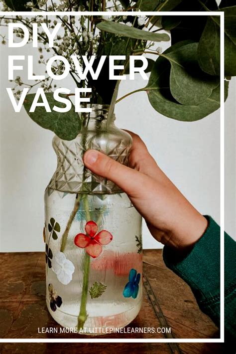 Diy Flower Vase Little Pine Learners