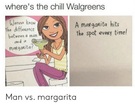 Wheres The Chill Walgreens Wanna Know A Margarita Hits The Spot Every