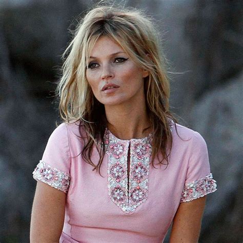 Photos From Kate Moss Models Bikinis In St Barts E Online