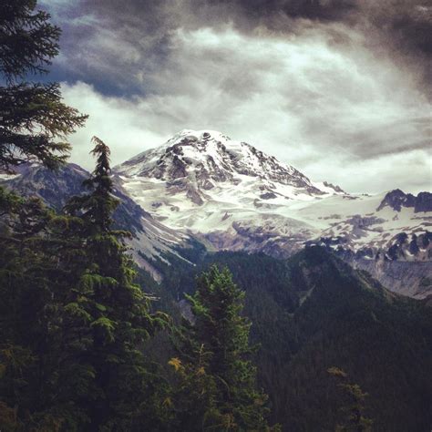 Mount Rainier as shot from Eagle Cliff viewpoint, photo credit Rep 