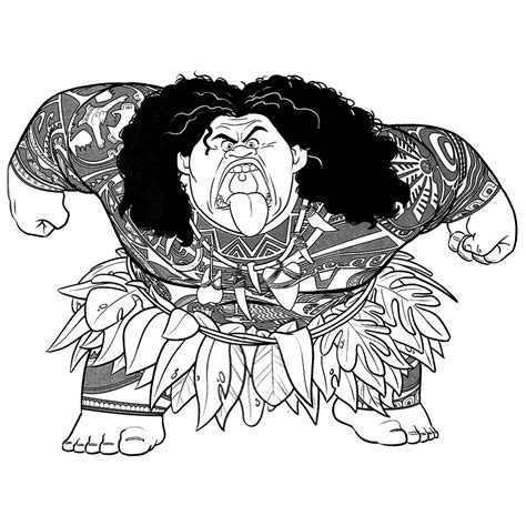 30 free printable moana coloring pages in vector format, easy to print from any device and automatically fit any paper size. Moana Coloring Pages - coloring.rocks!