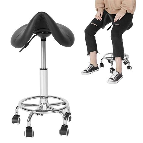 Saddle Rolling Chairotviap Adjustable Salon Stool Hydraulic Saddle