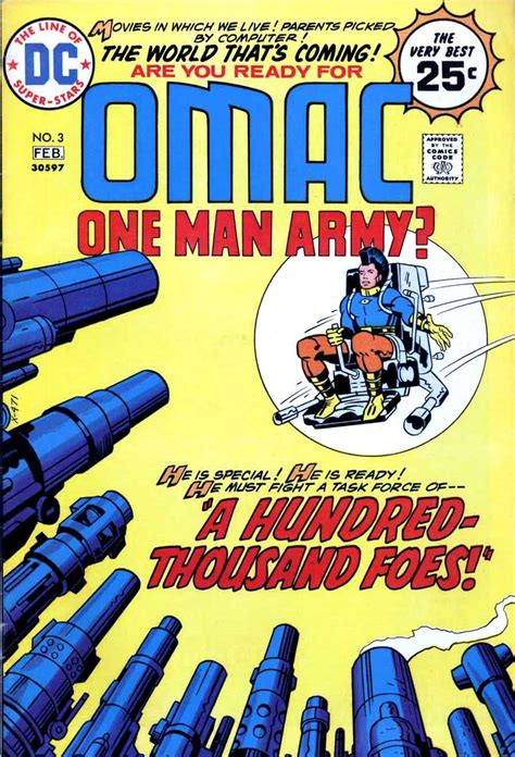 Omac 3 Jack Kirby Art And Cover Pencil Ink
