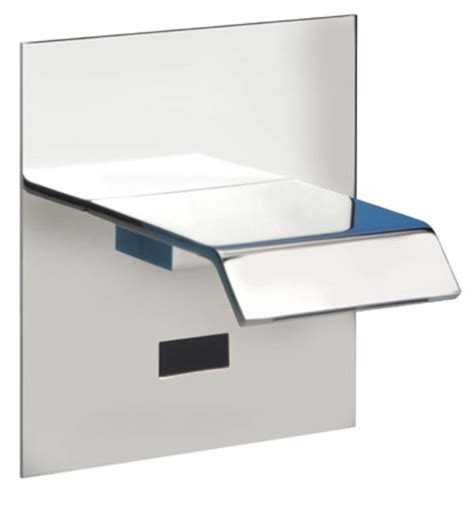 Robinet de salle de bain. Robinet électronique mural inox en cascade | CASCADE ...