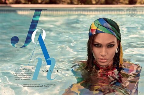 Joan Smalls Harpers Bazaar Greece 2018 Cover Pool Editorial