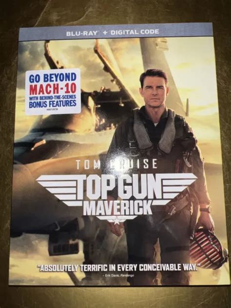 Top Gun Maverick Blu Ray Digital 2022 Brand New Sealed Tom Cruise In