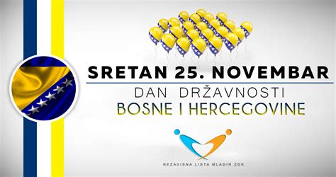 Čestitka Povodom 25 Novembra Dana Državnosti Bosne I Hercegovine