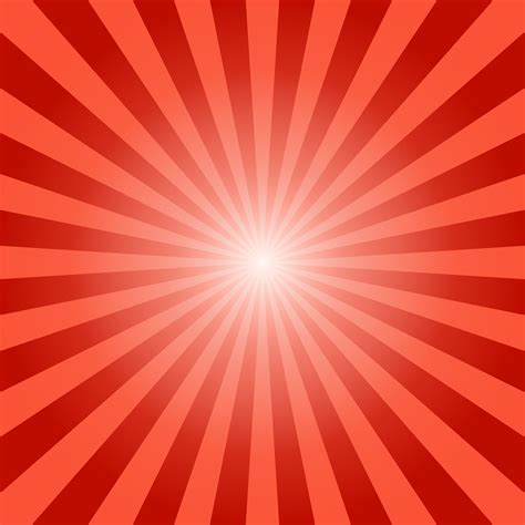 Abstract Sunbeams Red Rays Background Vector Illustration 539589