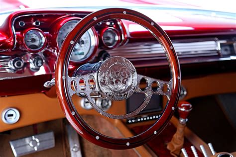 1957 Cheverolet Bel Air Custom Billet Steering Wheel Lowrider