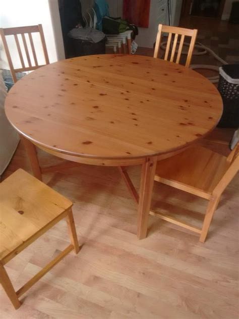That's all the article table and chairs ikea this time, hopefully it can benefit you all. IKEA Round Dining Table - Solid Wood, Extendable, with 4 ...