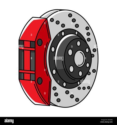Silver Brake Stock Vector Images Alamy