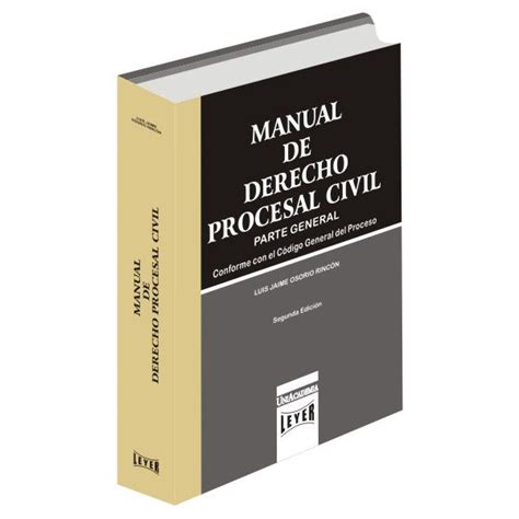 Manual De Derecho Procesal Civil Parte General Dattley