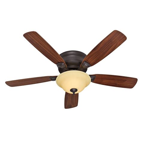 Hunter Low Profile Plus 52 In Indoor New Bronze Ceiling Fan With Light