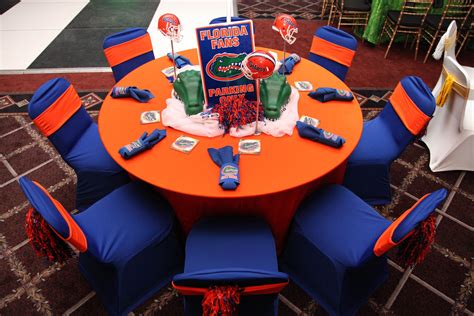 This will ensure that the events you. Sports themed Bar Mitz Vah | NFL tablescape | Gator party ...
