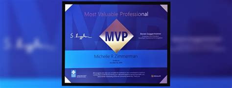 Microsoft Mvp Award Dr Michelle Zimmerman Most Valuable Professional