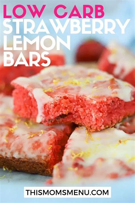 See more ideas about sugar free desserts, free desserts, sugar free recipes. Keto Strawberry Bars with Lemon Glaze | Recipe in 2020 ...