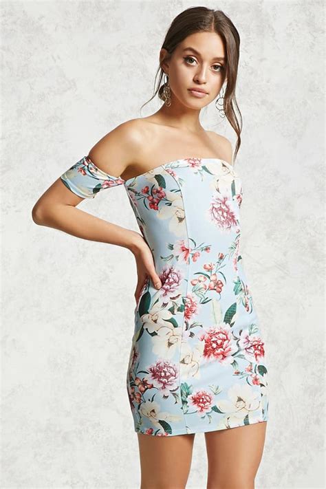 Forever 21 Floral Off The Shoulder Dress Sexy Dresses For Women