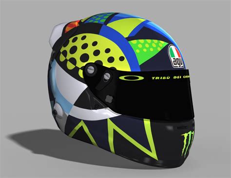 Valentino Rossi Soleluna Helmet For F1 2021 Racedepartment
