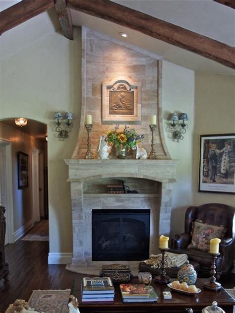 French Country Fireplace Home Design Ideas Pictures