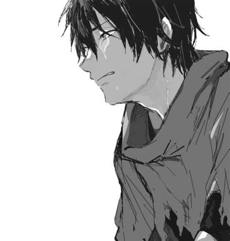 Depressed anime guy drawing pencil sketch under town. 96 best images about Anime sad on Pinterest | Azula, Sad ...