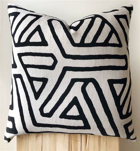 Aztec House Black And White Mudcloth Cushions Homewares Australia