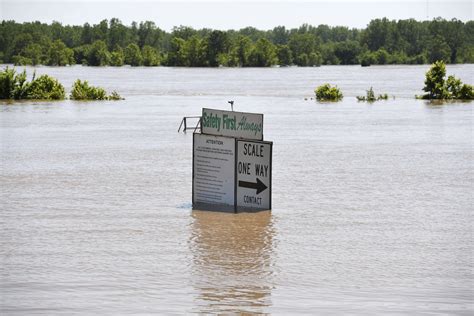 Levee Breach In Western Arkansas Due To Record Flooding