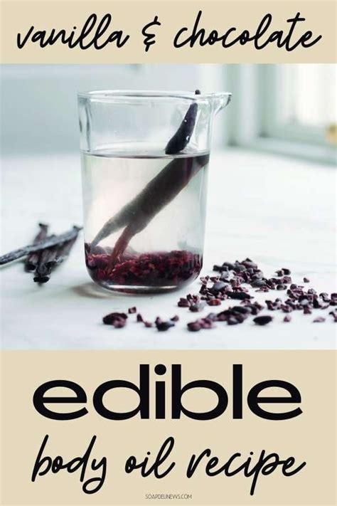 Edible Body Oil Recipe For Massage More Natural Skin Care Recipes