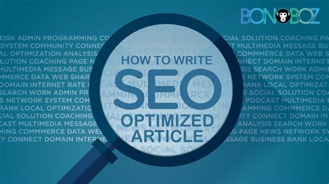 How To Write Seo Optimized Article