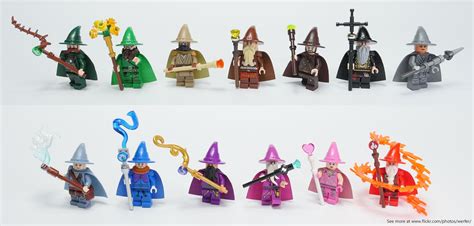 Elemental Mage Collection Lego Sculptures Cool Lego Creations