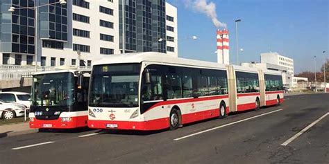 The Longest Bus In The Czech Republic Has Begun To Drive To The Airport Prague Airport Prg