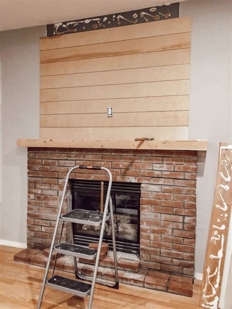 Denser grades of plasterboard and additional layers of plasterboard (fixed with grab screws and leaving no cavities) also decrease sound transmission. How to Build a DIY Brick Fireplace Hearth with a Shiplap ...