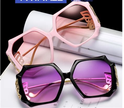 new oversized cat eye sunglasses women 2020 brand designer luxury female big frame sun glasses
