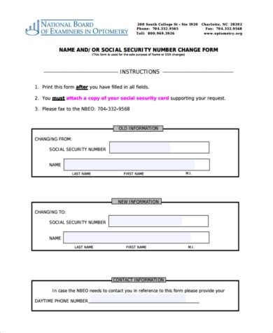 Maybe you would like to learn more about one of these? FREE 8+ Sample Social Security Name Change Forms in PDF | MS Word