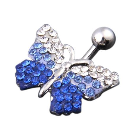 Piercing For Navel Belly 316l Surgical Steel Butterfly In Body Jewelry From Jewelry