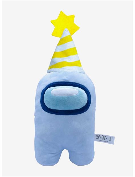 Among Us White Party Hat Crewmate Plush Hot Topic