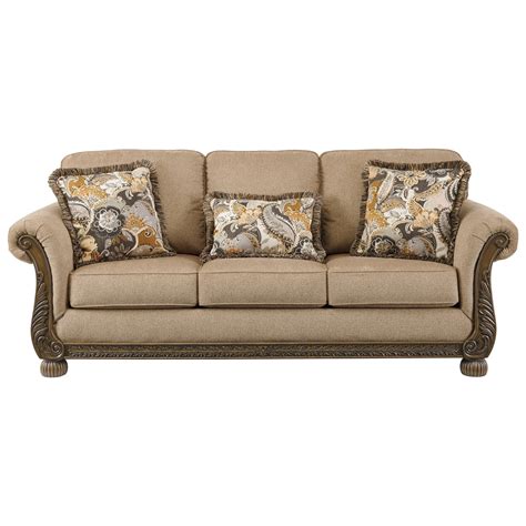 Ashley Signature Design Westerwood 4960138 Traditional Sofa With Rolled
