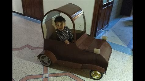 How To Make An Electronic Car For Kids With Cardboard And Wood Simple