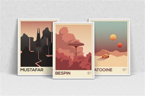 Star Wars Unveils Posters Depicting Iconic Planets From Past Movies