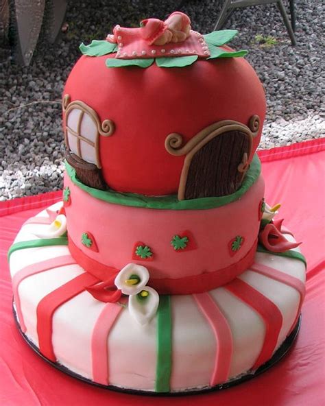Strawberry Shortcake Baby Shower Cake Decorated Cake By Cakesdecor