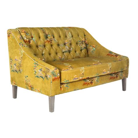 Baron Tufted Sofa Chinoiserie Velvet Products
