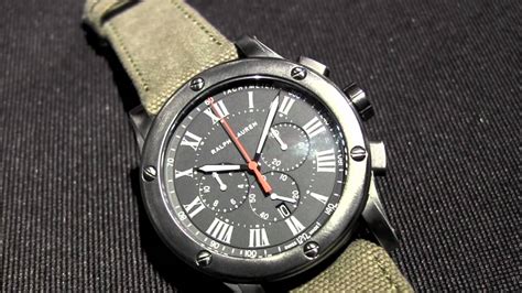 Ralph lauren is declining today with no real direct news, though uncertainty heading into the holiday season, and a large tumble from another premium apparel retailer, are difficult for some investors to shake off. Ralph Lauren - Safari RL67 Chronograph - YouTube