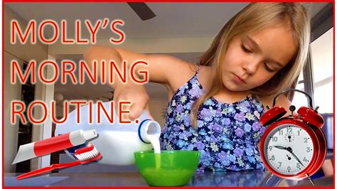 Mollys Morning Routine Youtube