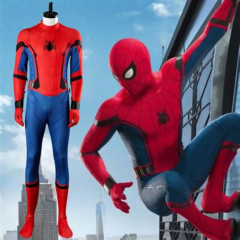 New Movie Spider Man Homecoming Cosplay Costume Hot Sex Picture